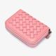 Women's Wallet Coin Purse Leather Sheepskin Shopping Daily Holiday Zipper Large Capacity Durable Woven Watermelon Red Black Blue