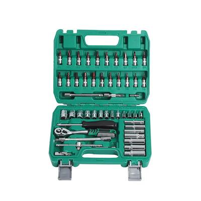 53-Piece Car Repair Toolkit Efficient Durable Tools with Quick Ratchet Wrench - Your DIY Maintenance Companion