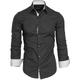 Men's Shirt Button Up Shirt Casual Shirt Summer Shirt Beach Shirt Black White Royal Blue Dark Blue Black Red Long Sleeve Color Block Lapel Hawaiian Holiday Patchwork Clothing Apparel Fashion Casual