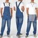 Men's Jeans Denim Pants Denim Jumpsuit Ripped Multi Pocket Straight Leg Plain Wearable Outdoor Sports Outdoor Fashion Casual Deep Blue Light Blue