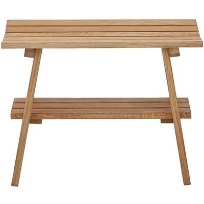 Sitzbank MCA FURNITURE "BANTRY Bank B3-60", beige (naturfarben, naturfarben), B:60cm H:45cm T:36cm, Sitzbänke, Holzbank Garderobenbank Sitzbank Image