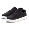 Sneaker JOHN DEVIN "Freizeitschuh", Herren, Gr. 40, schwarz, Obermaterial: 100% Lederimitat. Futter: 100% Textilmaterial. Decksohle: 100% Textilmaterial. Laufsohle: 100% Synthetik, unifarben, casual, Schuhe, mit elastischen Bändern für schnelles...