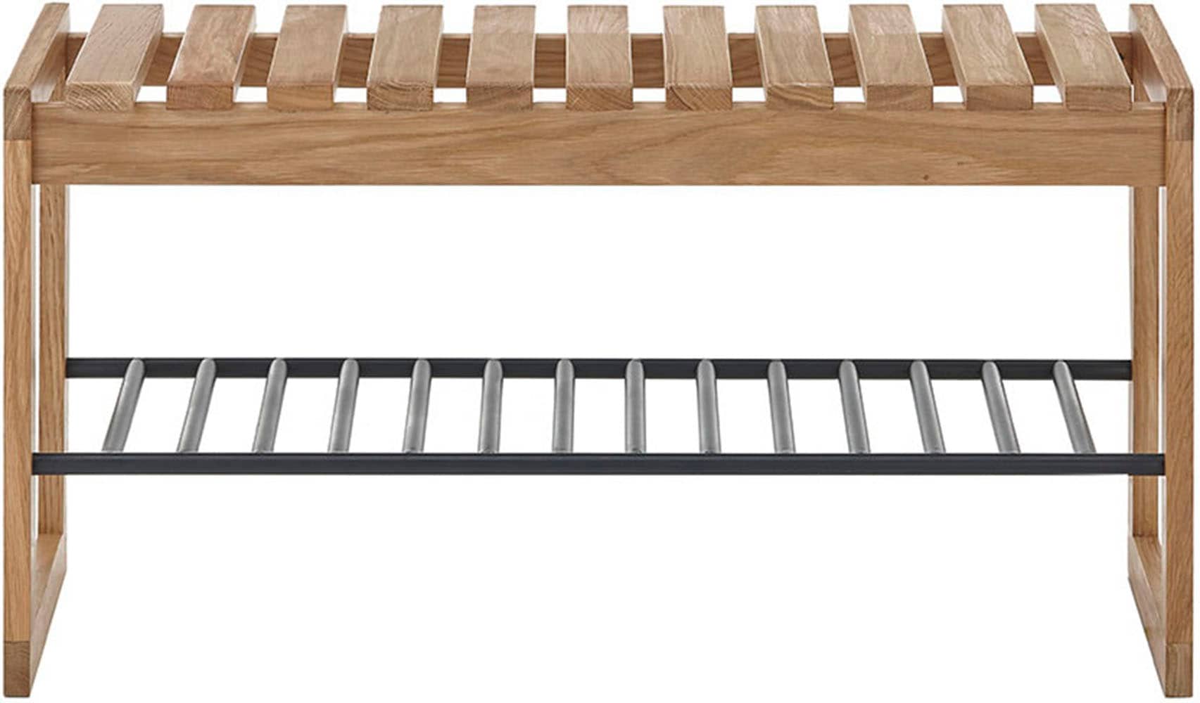 Schuhbank MCA FURNITURE "BANTRY Bank", beige (naturfarben, naturfarben), B:88cm H:45cm T:30cm, Sitzbänke, Schuhbank, Schuhablage in schwarz