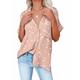 Damen Hemd Bluse Stern Täglich Urlaub Taste Bedruckt Rosa Kurzarm Brautkleider schlicht Hemdkragen Frühling Sommer