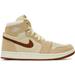 Beige & Brown Air Jordan 1 Zoom Cmft 2 Sneakers