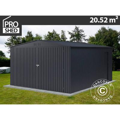 Dancover - Metallgarage 3,8x5,4x2,32m, 20,52m², ProShed®, Anthrazit Image