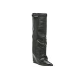 Corenne Foldover Wedge Boot