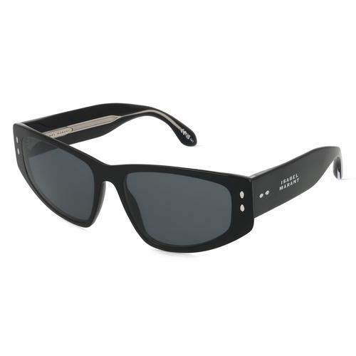 Isabel Marant IM 0172/S Damen-Sonnenbrille Vollrand Cateye Acetat-Gestell, schwarz