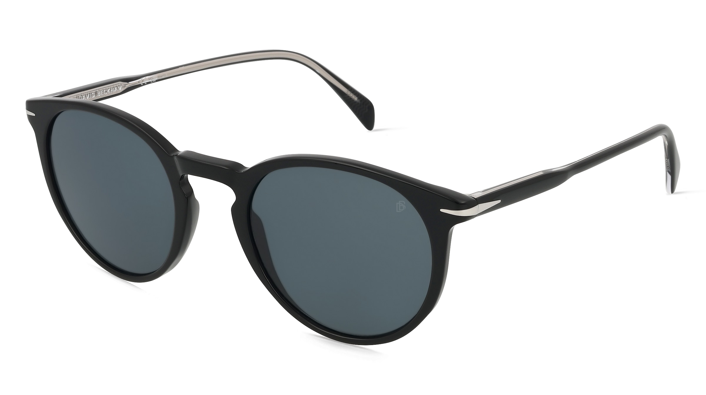 David Beckham DB 1139/S Herren-Sonnenbrille Vollrand Panto Acetat-Gestell, schwarz