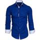 Homme Chemise Chemise boutonnée Chemise décontractée Chemisette Chemise d'été Chemise de plage Noir Blanche Bleu Roi Bleu de minuit Noir Rouge manche longue Bloc de couleur Revers Hawaïen Vacances