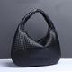 borsa hobo in similpelle intrecciata da donna – borsa a tracolla bordeaux chic per l'uso quotidiano e le uscite casual