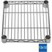 12 D X 12 W X 72 H Chrome Wire Shelving With 4 Tier Shelves Weight Capacity 800Lbs Per Shelf