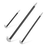 Rolling Head Pry Bar Set Ladies Foot Mechanical Pry Bar Car Pry Bar Heel Lever 6 Inches 12 Inches 16 Inches 3PCS