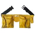 Portable Toolkit Waist Pouch Belt Leather Tool Quick Release Buckle Carpenter Construction Tools Storage Bag