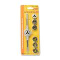 8pcs Metric Adjustable Tap Die Wrench Set M3/4/5/6/8/10/12 Screw Thread Taper Hand Tool Kits