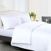 100% Cotton Duvet Cover Sets 300 Thread Count Solid - Full/Queen - White