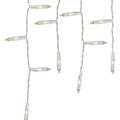 J Hofert Clear 200-Bulb Incandescent Icicle String Light Set 2662-22