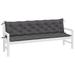 Bench Cushions for The Garden 2 Oxford FabricBench Cushions Anthracite 79x20x2.8inch