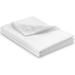 Set Of Two - Oversized 100% Egyptian Cotton 340 Thread Count Sateen Pillow Protector Pillow Cover (Size 31 X 40) White Color
