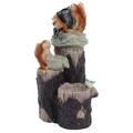 Gbayxj Courtyard Statue Resin Creative Squirrel Stump Garden Animals Decoration Tree Decoration & Hangs Desktop Ornament Home & Garden