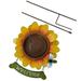 Sunflower Bird Feeder Bird Feeders Bird Accessory Out Door Decor Yard Stakes Decor Garden Bird Feeder Flower Stake