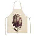 Flower Printing Kitchen Oil and Pour Skirt Women Women s Sleeve Waldles April Family Cooking Cleaning Tools delantal