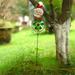 Gbayxj Christmas Metal Windmill Yard Stake Rustic Santa Snowman Deer Yard Stake Outdoor Decor Desktop Ornament Home & Garden