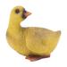 Duck Ornament Resin Weather Resistant Cute Vivid Expression Duck Statues Sculpture for Garden Yard Pond Grey