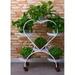 Metal Plant Stands 6 Pots Plants Heart Shaped Flower Stand Multi-Layer Indoor Flower Pot Holder for Patio Garden Living Room Corner Balcony and Bedroom