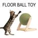 ZHXXCUM Catnip Floor Ball Toy Cat Mint Ball Rotatable Catnip Roller Ball Floor Mount Interactive Catnip Toy Catnip Floor Toys with Enjoyable and Safe Floor Catnip Roller for Cat Kitten Playing