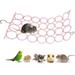 Rat Climbing Rope Net Toy for Cage Bird Hemp Rope Perch Swing Ladder Rope Bridge Hanging Hammock Small Animal Activity Toy for Gerbil Mouse Mice Parrot Bird (Random Color)