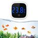 Aquarium Thermometer Wireless Digital Aquarium Thermometer Fish Tank Thermometer Â±0.5â„ƒ High Precision LED HD Display Aquarium Thermometer for Fish Axolotl Turtle Aquatic Pet Plants