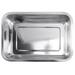 Qumonin Stainless Steel Pet Crate Tray for Dogs Cats Birds Bunny - Silver
