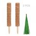 Coir Totem Pole- Coir Moss Totem Pole Coir Moss Stick for Creepers Plant Support Extension Climbing Indoor Plants