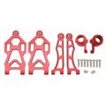 2024 RC Car Front Upper Lower Suspension Arms Front Upper Lower Swing Arm with Steering Cups for SCY 1/16 16101PRO 16102 RC Cars Red