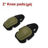 COYOCO Military Tactical Dragon Armor g4 Frog Suit Knee Support Pads & Elbow Brace Paintball Airsoft Kneepads Interpolated Set