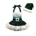 EHQJNJ Toddler Princess Dress up Clothes Toddler Kids Girls Christmas Sleeveless Dress Outwear Party Hat Outfits Clothes