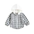 BOLUOYI Boys Jacket 4T Camo Kids Toddler Baby Boys Autumn Winter Shirt Zip Jacket Unisex Plaid Cotton Long Sleeve Boys Hoodie Coat Clothes Outwear Toddler Jacket 2T