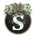 Oneshit Last Name Year Round Front Door Wreath Decorative Hanging Plaques In Front Of The Door Tools&Home Improvement Summer Clearance Multi-color