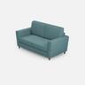 Mittleres 2-Sitzer-Sofa Yasel (zwei 70-cm-Sitze), Außenmaße L: 172 cm, Farbe Petrol