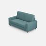 Mittelgroßes 2-Sitzer-Sofa Sakar (zwei 70-cm-Sitze), Außenmaße L: 168 cm, Farbe Petrol