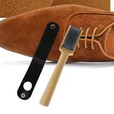 Sharplace Dance Shoes Brush Cleaning Brush Suede Shoe Sole for Footwear Wood Scratch Cleaning Brush