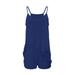 Kagetolytai 2 Piece Sets for Women Womens Tennis Dress Workout Dress With Shorts Sleeveless Spaghetti Straps Golf Athletic Dresses Suits Blue L