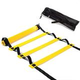 Agility Ladder Adjustable Agility Ladder Speed Training Equipment 10 Ring with Carrying Bag Ideal for Drills Coordination and Athletic Skills Exercise