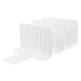 Separator Plastic Shelf Divider Desktop Storage Space Dividers Shelves for of Grid White Office 4 Pcs