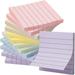 Lined Sticky Notes 3x3 12 Pads 720 Sheets in Total Morandi Colors Sticky Notes with Lines Sticky Note Pads Sticky Pads Sticky Notes Lined Colorful Sticky Notes Mr Pen Sticky Notes