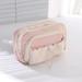Oneshit Large Capacity New Junior High School Girl Pencil Stationery Bag Pencil Case on Clearance Pink