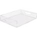 Inbox Stackable Letter Tray Clear 12.5â€� X 10.5â€� X 2.5â€�