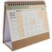2024 Desk Calendar 2023-2024 Desktop Office Child Decorate Wedding Paper Notepads Decoration Tabletop