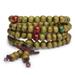 GHYJPAJK GHYJPAJK 108 Mala Bead Bracelets Buddhist Strand Wood Bracelet Wood Prayer Beads Sandalwood Link Wrist Necklace Chain For Men Women